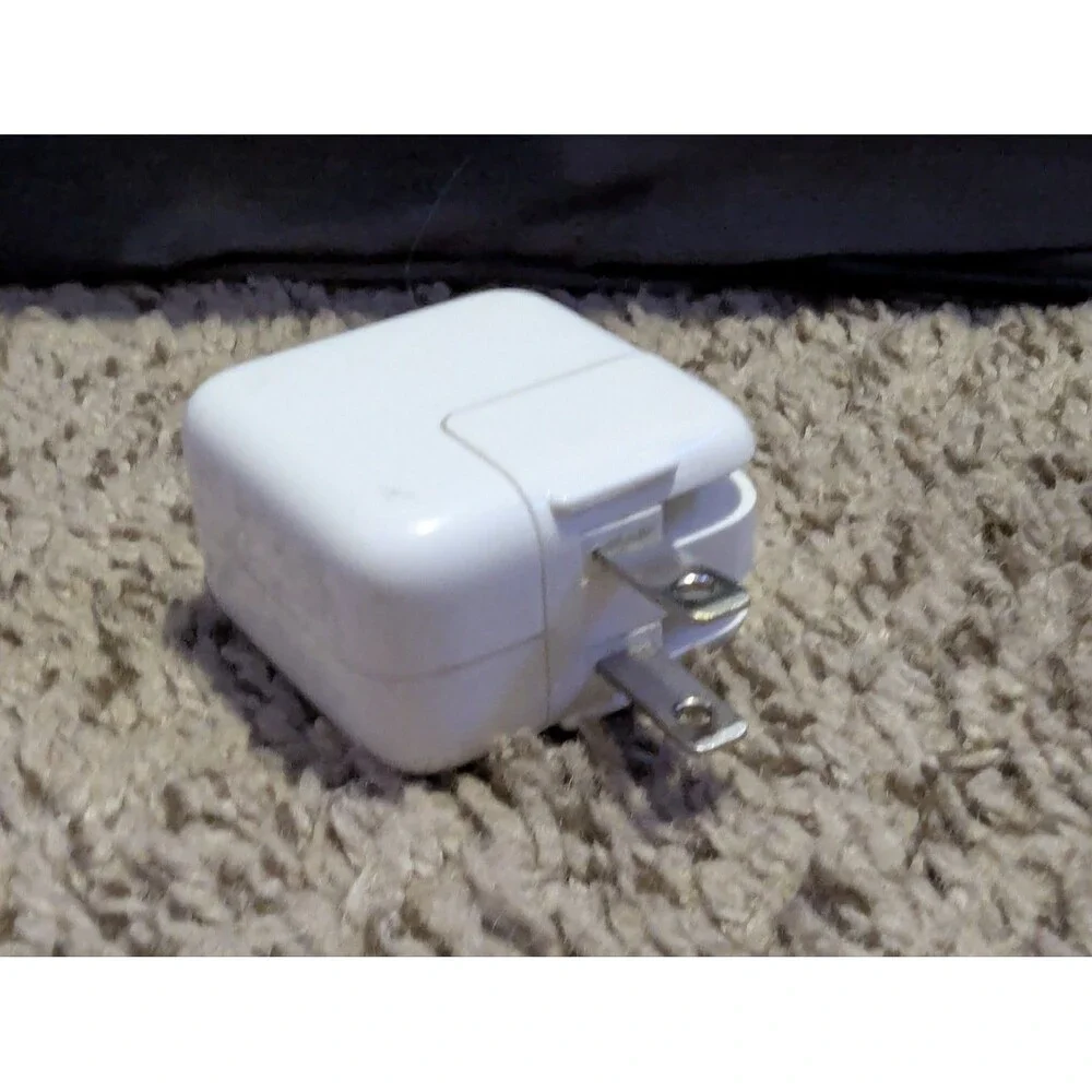 Genuine Apple 12W USB Power Adapter Wall Charger Block A1401 OEM iPad iPhone